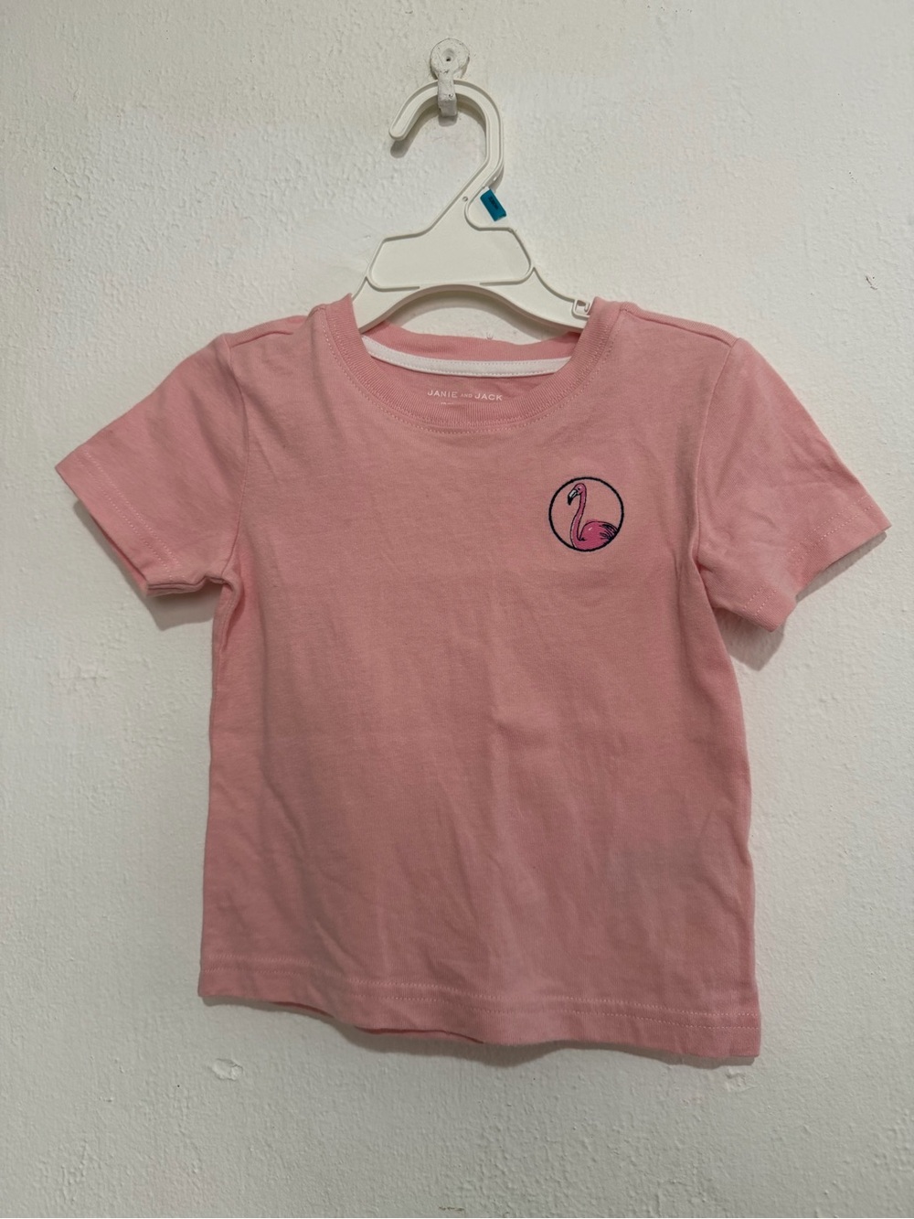 Janie and Jack Pink Flamingo Short Sleeve Tee